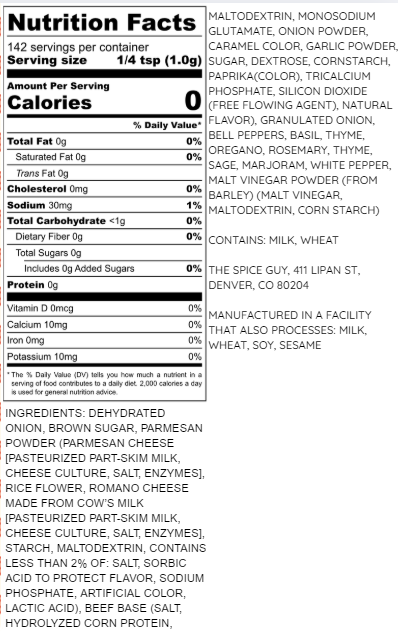Holly B's Original Spaghetti Seasoning Mix